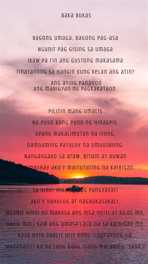 Short Tagalog Poems About Love: A Collection of Heartfelt Verses.